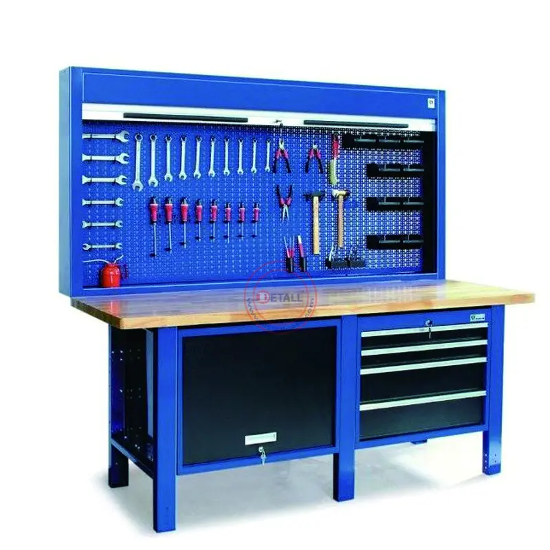 heavy duty wooden worktop industrial work bench steel workbenches for factory used