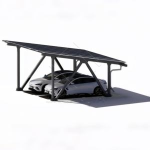 Quick-Install Anodized Aluminum Solar Carport Mounting System 10-Year Warranty CE Certified for Commercial Waterproof PV - Product Image 2