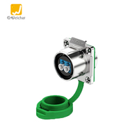 EW-LP24-FIBER connecteur de fibre optique étanche IP67 adaptateur mâle/femelle à assemblage rapide pour des connexions de fibre extérieures sécurisées