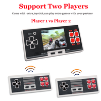 Console de jeu portable à écran de 2,8 pouces 8 bits au prix d'usine, 200 jeux rétro classiques, manette sans fil, prend en charge deux joueurs