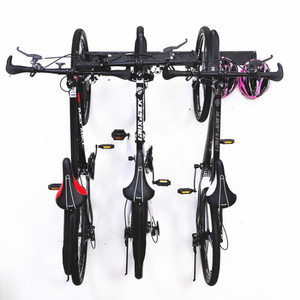 Bike Storage Rack For 6 Bicycles Wall Mount Horizontal Bike Rack Small