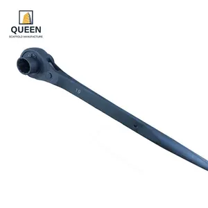 LINYIQUEEN-llave inglesa de anillo de trinquete flexible, llave de trinquete negra 2 en 1, llave de carraca de torsión