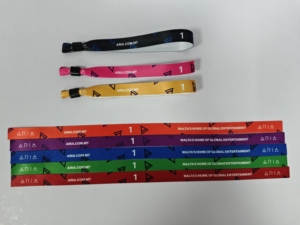Bracelet en polyester écologique imprimé sur mesure sur le thème nautique pour concerts, événements, festivals et fêtes - Product Image 5