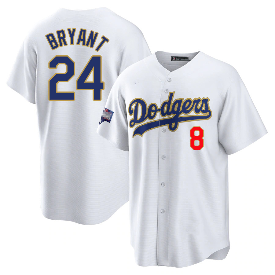Uniforme de Béisbol Los Angeles Dodgers Número 22 para Mujer-Blanco Uniforme de Béisbol Los Angeles Dodgers Número 22 para Mujer-Blanco