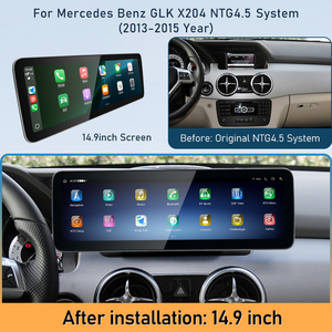 Autoradio GPS avec écran tactile grand format 14,9 pouces 2K HD 2560x720P pour Mercedes Benz GLK X204 2009-2015 - Product Image 5