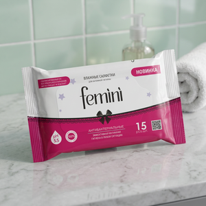 Feminine Intimate Hygiene Antiseptic Alcohol Free Wet Wipes 15 Pcs Gentle <b>Care</b> Sensitive Skin Travel Pack for Daily Wholesale - Product Image 2