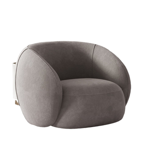 Modern Simple Boucle Lounge Leisure Relax Accent <b>Arm</b> <b>Chair</b> Upholster Modern Luxury <b>Single</b> Sofa Living Room Armchair - Product Image 6