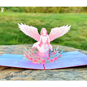 Pop 3D Spirituel 3D Baptême Spirituel Sainte Communion Carte de Confirmation Prier Anniversaire Sympathie Récupération de Noël Get Well - Product Image 6