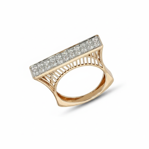 Anillo DE BODA redondo de diamantes naturales reales de oro amarillo de 14 quilates para mujer, el mejor precio al por mayor, categoría de producto, anillos de diamantes - Product Image 2