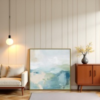 Peinture à l'huile abstraite personnalisée en gros sur toile, peinte à la main, imperméable, écologique, tableaux muraux originaux pour salon