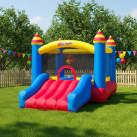 Piscine à balles gonflable en PVC Lovekids et château gonflable avec toboggan pour les fêtes d'enfants, utilisation commerciale, capacité de 10 personnes