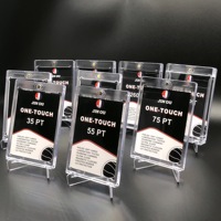 Porte-cartes de collection à ouverture rapide avec protection UV 240 points, étui magnétique, porte-cartes à ouverture rapide, toploader