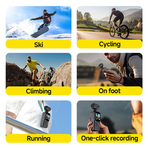 Cámara de Bolsillo Portátil con WiFi para Deportes al Aire Libre, 2K <span class=keywords><strong>HD</strong></span>, 180° °   Videocámara de Visión Nocturna Giratoria y Portátil - Product Image 4