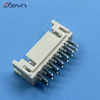 Conector PCB de doble fila PHD-2*7A de paso de orificio de 2.0 mm, 14 pines, 180 grados, recto, de cable a placa para electrónica automotriz