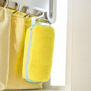Sac de lavage pour chaussures OEM, jaune, en chenille, lavable en machine, protection anti-déformation pour baskets - Product Image 2