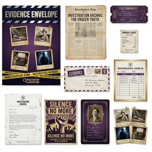 <span class=keywords><strong>Jeu</strong></span> <span class=keywords><strong>de</strong></span> société personnalisé 'Murder Mystery' pour adultes, <span class=keywords><strong>jeu</strong></span> <span class=keywords><strong>de</strong></span> table d'enquête sur cas inéclaircis pour soirées et dîners, fabrication OEM/ODM - Product Image 1