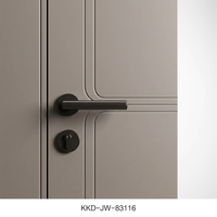 Portes intérieures en bois laqué, style minimaliste moderne et luxueux, durables pour les appartements résidentiels