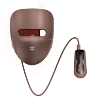 Masque facial LED en silicone liquide souple pour réparation profonde, thérapie par lumière rouge, rajeunissement de la peau, stimulation du collagène