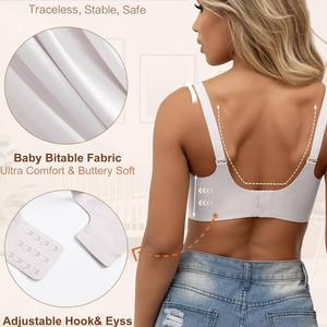 High Quality Wholesale Maternity Nursing <strong>Bras</strong> <strong>No</strong> Underwire Bralette Seamless Breastfeeding Full Cup High Support Push up <strong>Bra</strong> - Product Image 4