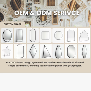 Sang Trọng Hiện Đại Tầng Thường vụ Gương Đầy Đủ Chiều Dài Lớn Dài Gương Với Đứng Cho Phòng Nhà Tường Trang Trí Nội Thất - Product Image 4