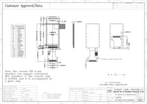 XMSJ.LCM 1.08인치 TFT IPS 디스플레이(128*220 해상도 및 스마트 웨어러블 스포츠 기기용 SPI 4라인 인터페이스 포함) - Product Image 4
