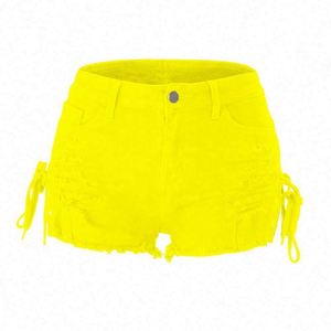 Vendita calda a vita alta rotta Skinny Slim <span class=keywords><strong>Cargo</strong></span> <span class=keywords><strong>Jeans</strong></span> da <span class=keywords><strong>donna</strong></span> pantaloni da <span class=keywords><strong>donna</strong></span> - Product Image 2