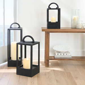 El más vendido Decoración para el hogar El más vendido Decoración de jardín Linterna de vela de madera - Product Image 2