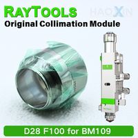 Raytools BM109 Module de collimation à mise au point laser original D28 F100 F125 F150 Lentille avec support pour tête de coupe de fibre