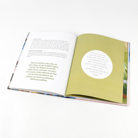 Livre d'images de luxe pour enfants, personnalisé, couverture rigide, reliure cousue, impression offset, dorure à chaud, vernis sélectif UV, gaufrage, haute qualité, format complet