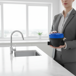 เครื่องวัดการไหลแบบอัลตราโซนิก LoRawan/M-bus/Modbus/Pulse/4G/NB-<span class=keywords><strong>IoT</strong></span>  วัสดุพลาสติก  แบบเกลียว  คลาส B  IP68  DC24V  CE OEM  มิเตอร์น้ำอัจฉริยะ ขนาด 1/<span class=keywords><strong>2</strong></span> นิ้ว - Product Image 1