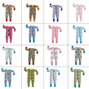 Whatnot RTS Mix design design 5% di bambù 95% organico Spandex stampa casuale personaggio bambino dormienti scatola misteriosa - Product Image 2