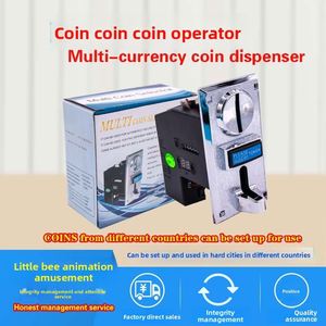 Aceptador de Monedas Multidivisa Inteligente, Validador de Monedas Programable para Máquinas de Juegos de Arcade y Piezas de Máquinas Expendedoras - Product Image 1