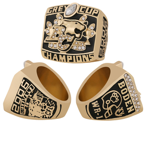 2006년 CFL BC 라이온스 그레이컵 챔피언십 링 남성용 풋볼 반지 - Product Image 1