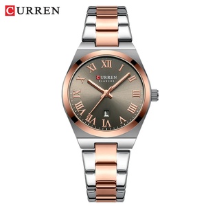 Montres pour femmes CURREN 9095, luxe, mode, décontractées, acier inoxydable, quartz, étanches, cadeau pour petite amie - Product Image 1