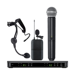 Microfono Dinamico Wireless BLX288 Lavalier S58 con Cancellazione del Rumore, Cardioide, XLR, Professionale per Performance dal Vivo - Product Image 4
