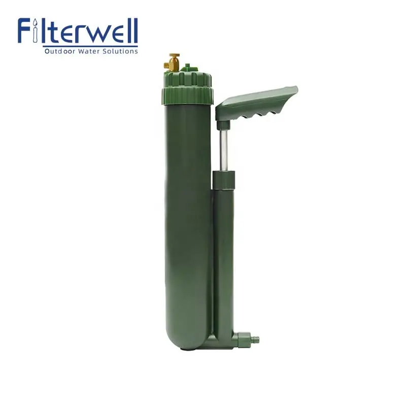 Reverse Osmosis 0.0001 Micron Survival Drinking Camping Hiking Ro Water Purifier Portable Hand Pump Outdoor Water Filter