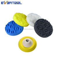 Kit de almohadillas de pulido EVERTOOL, juego de almohadillas de pulido de espuma para encerado de esponja para pulido de coche, esmalte de sellado