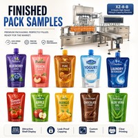Machine de remplissage automatique haute vitesse pour sachets à bec verseur |   Bouchon anti-fuite pour jus et détergent |   Certifié CE