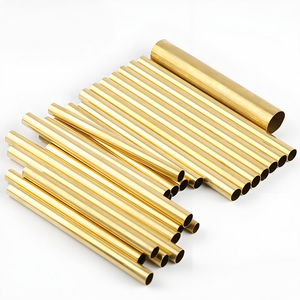 Tabung kuningan logam campuran cu-zn ASTM C27200 kualitas baik disesuaikan pabrik andal jual panas C27200 - Product Image 3