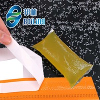 Adhésif thermofusible en caoutchouc synthétique à haute cohésion fiable pour la construction et l'emballage de sacs à bulles
