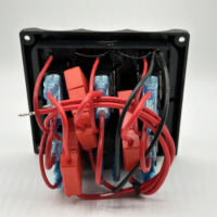 Panel Saklar Toggle SPST DC12V 3/4/5/6 Gang dengan Fuse Holder, 3J/S & 5J/S Dengan Soket 12V untuk Kapal Laut, Truk, Motor, RV