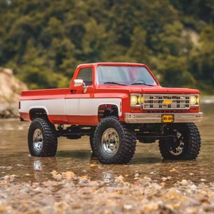 Nouveau modèle de voiture RC tout-terrain classique rétro FCX18 1:18 K10 Pickup Truck, officiellement autorisé, RTR, en métal, 2 canaux - Product Image 3
