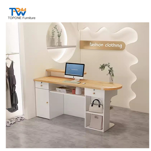 Đơn giản hiện đại thu ngân nhỏ cửa hàng quần áo quầy lễ tân siêu thị thanh toán Quầy - Product Image 5