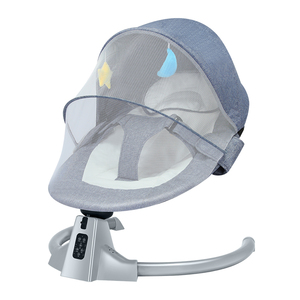 <span class=keywords><strong>Silla</strong></span> Mecedora Eléctrica Moderna y Portátil para Bebés con Control Remoto, Cuna Automática para Bebés - Product Image 1