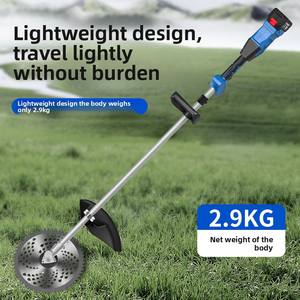 Tondeuse à <span class=keywords><strong>gazon</strong></span> et désherbeur multifonction sans balais à batterie lithium rechargeable pour usage domestique - Product Image 2