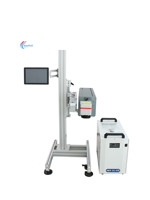 Machine de marquage laser UV 5W pour les lignes d'emballage des sacs en plastique, certifiée CE, haute productivité, impression de codes QR
