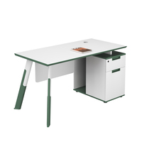 Escritorio de Oficina Moderno y Ejecutivo con Cajones para PC, Archivador Modular con Cerradura, Muebles de Trabajo de Lujo para Oficina y Estudio