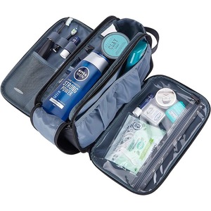 Trousse de Toilette de Voyage Promotionnelle Multi-Compartiments Pliable en Quatre, Imperméable, Durable et Portable, à Suspendre, pour Hommes et Femmes - Product Image 4