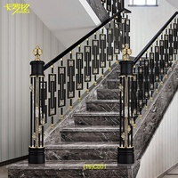 Piliers de villa en laiton de haute qualité pour garde-corps décoratifs d'escalier