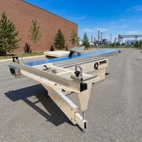 Scie à panneaux de haute qualité 110V 380V de 3200 mm avec table coulissante pour la découpe de bois de petite taille et la menuiserie